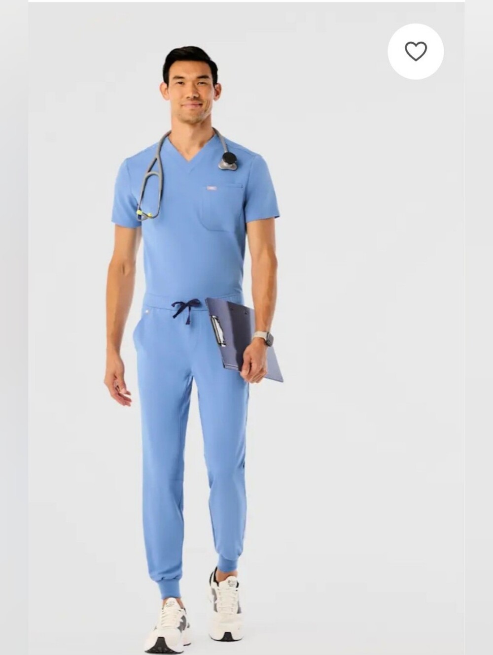 FIGS LEON SCRUB TOP